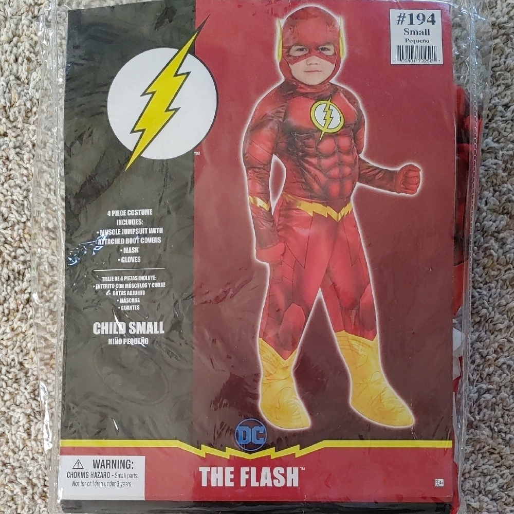DC Comics The Flash Child Costume - Red and Gold